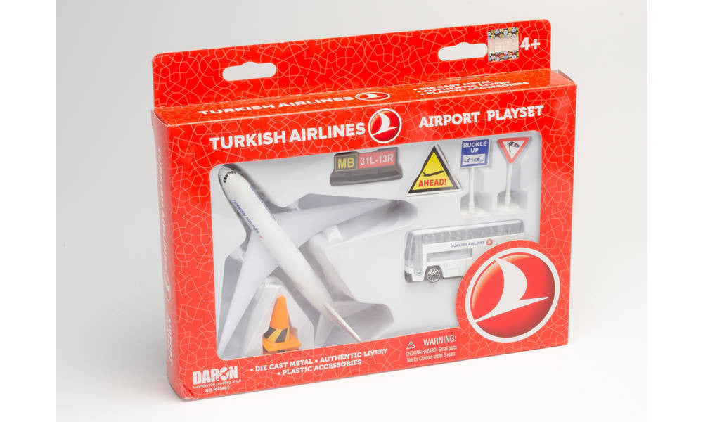 Turkish Airlines Model Airport Play Set Toy