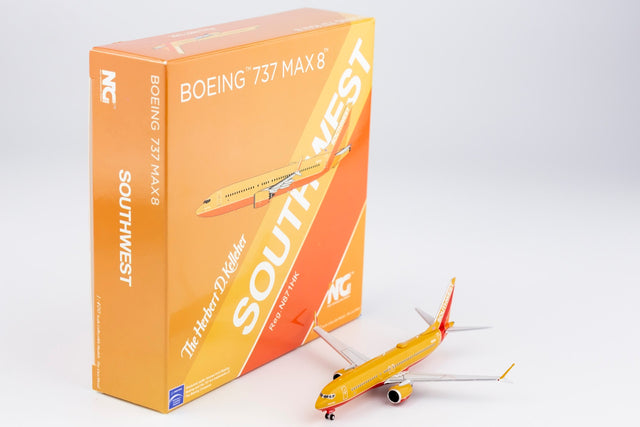 NG Models Southwest Airlines Boeing 737Max8 N871HK "The Herbert D. Kelleher" 1/400 Scale
