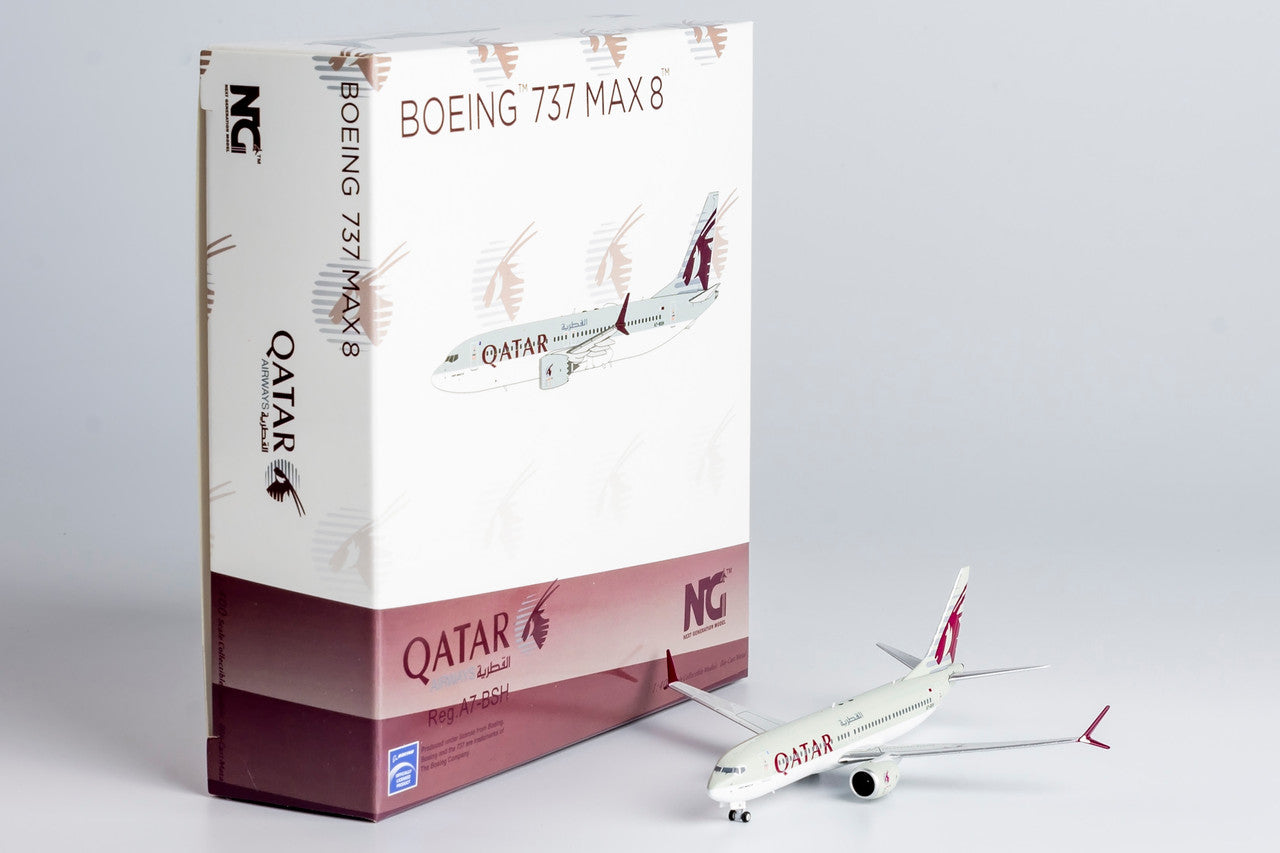 NG Model Qatar Airways Boeing 737 MAX 8 A7-BSH 1/400 Scale