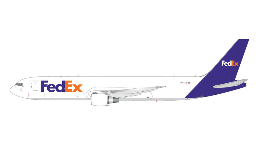 GeminiJets FedEx Boeing B767-300ERF N144FE 1/200 Scale