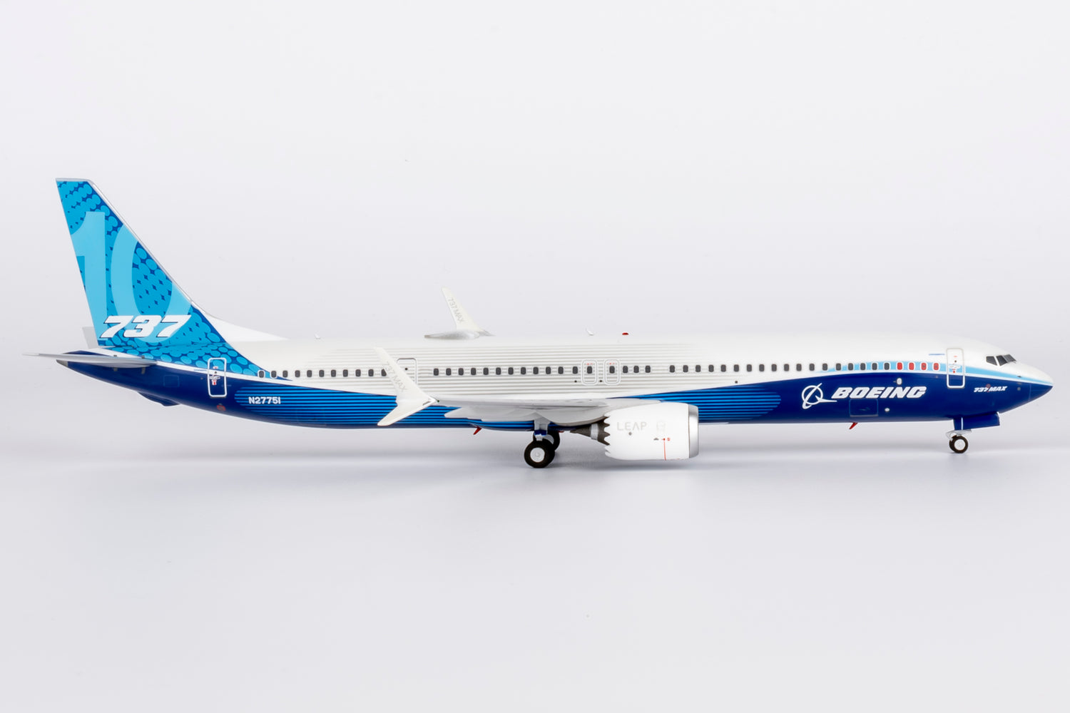 NG Models The Boeing Company Boeing 737 MAX 10 N27751 1/200 Aircraft Scale Model
