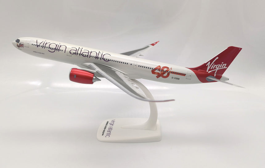 PPC Models Virgin Atlantic 40Th Anniversary Airbus A330-900 Neo 1/200 Aircraft Scale Model