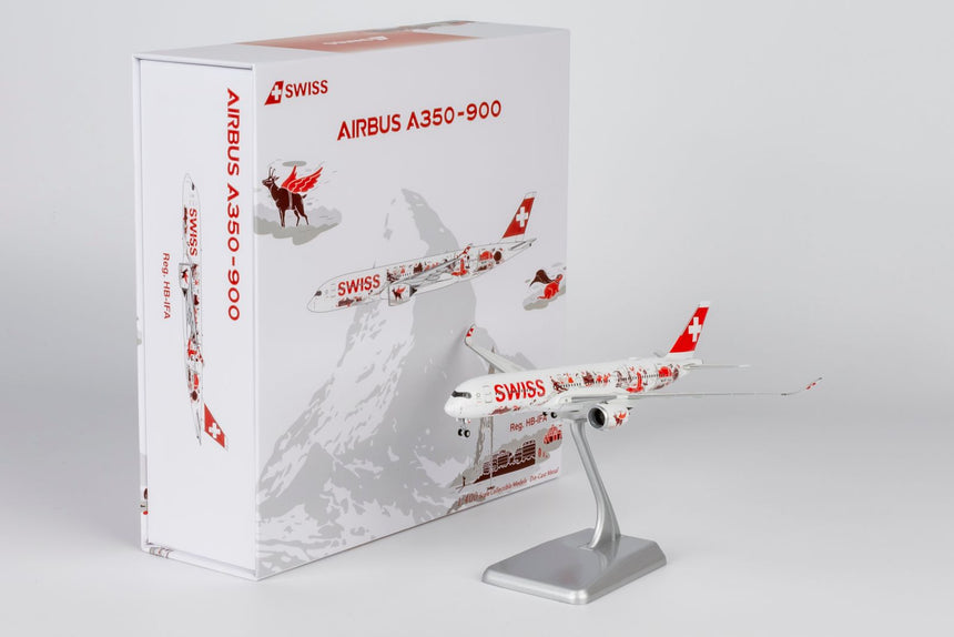 NG Models Swiss "Wanderlust" Airbus A350-900 HB-IFA (ULTIMATE) 1/400 Aircraft Scale Model