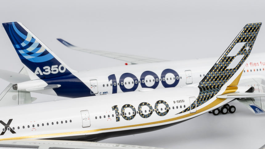 NG Models Japan Airlines (JAL) (Red "A350-1000" Titles) Airbus A350-1000 JA01WJ 1/400 Aircraft Scale Model