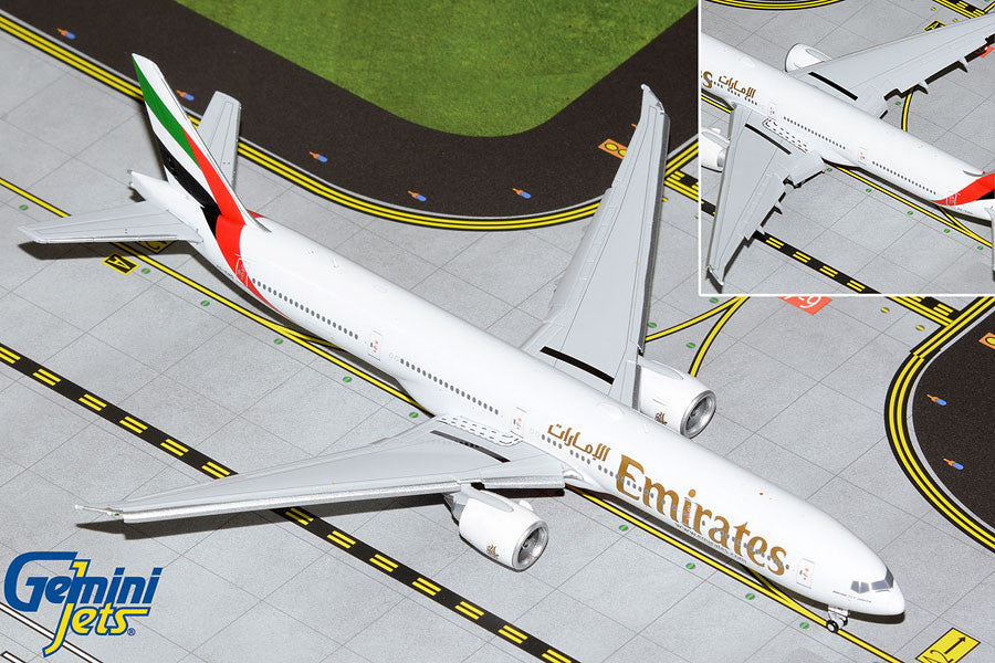 GeminiJets Emirates Boeing 777-300ER A6-END (Flaps Down) 1/400 GJUAE2068F