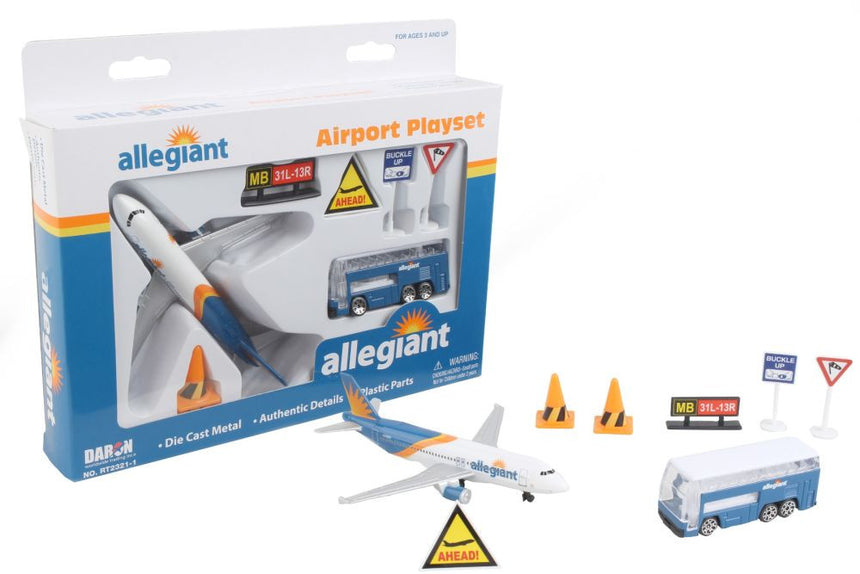 Allegiant Airlines Model Airport Play Set Toy