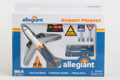 Allegiant Airlines Model Airport Play Set Toy