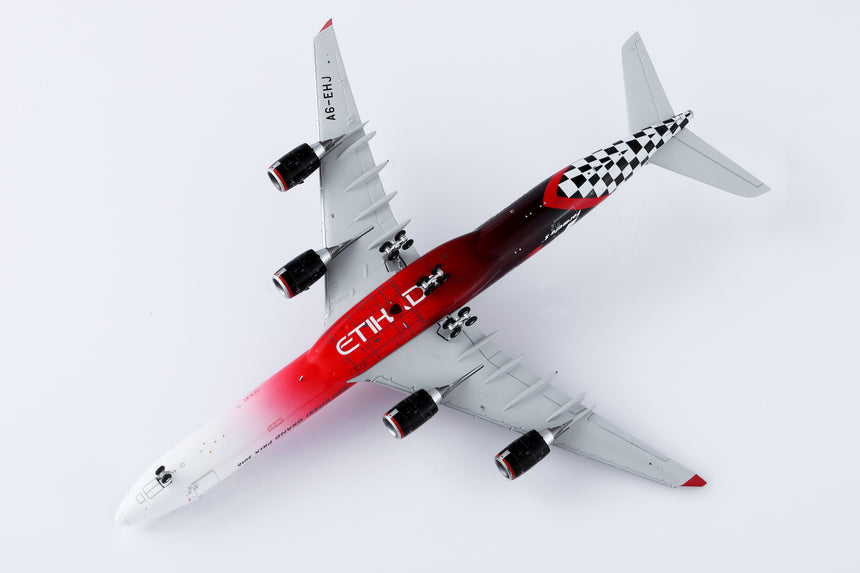 HX Models Etihad Airways Airbus A340-642 A6-EHJ "Abu Dhabi GP 2016" Flaps-Down 1/400 Scale