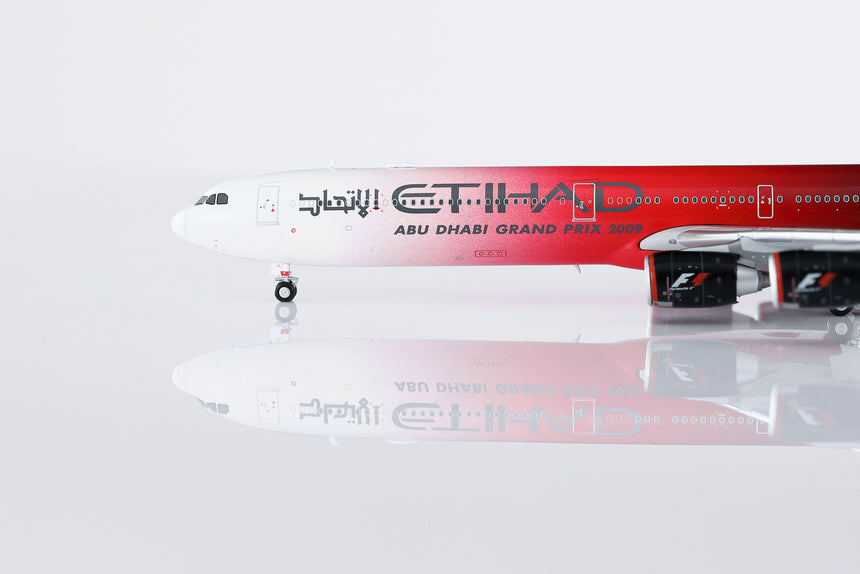 HX Models Etihad Airways Airbus A340-642 A6-EHJ "Abu Dhabi GP 2009" Flaps-Down 1/400 Scale