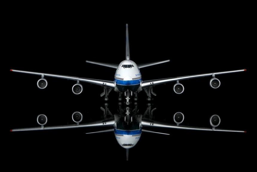 HX Models Pan Am Boeing 747-100 "Clipper Crest of the Wave" N748PA 1/400 Aircraft Scale Model