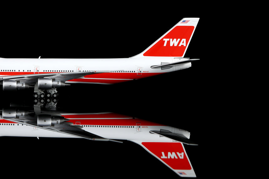 HX Models Trans World Airlines Boeing 747-100 N93107 1/400 Aircraft Scale Model