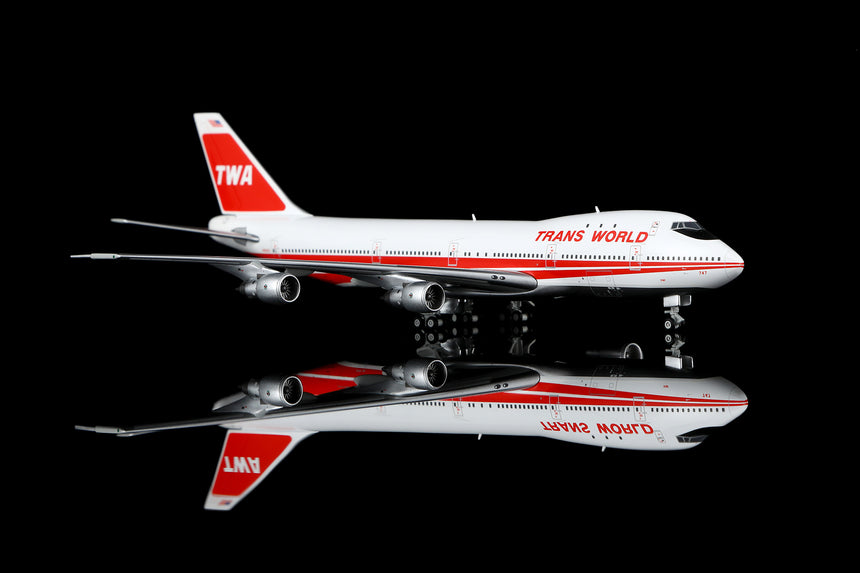 HX Models Trans World Airlines Boeing 747-100 N93107 1/400 Aircraft Scale Model