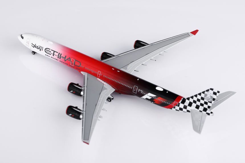 HX Models Etihad Airways Airbus A340-642 A6-EHJ "Abu Dhabi GP 2015" Standard Version 1/400 Scale