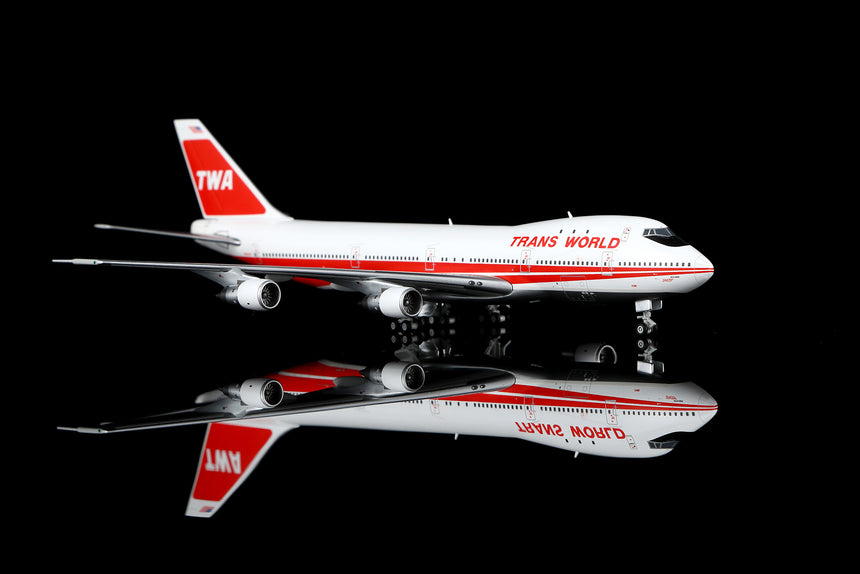 HX Models Trans World Airlines Boeing 747-100 N93105 1/400 Aircraft Scale Model