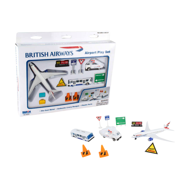 British Airways Model Airport Play Set Toy