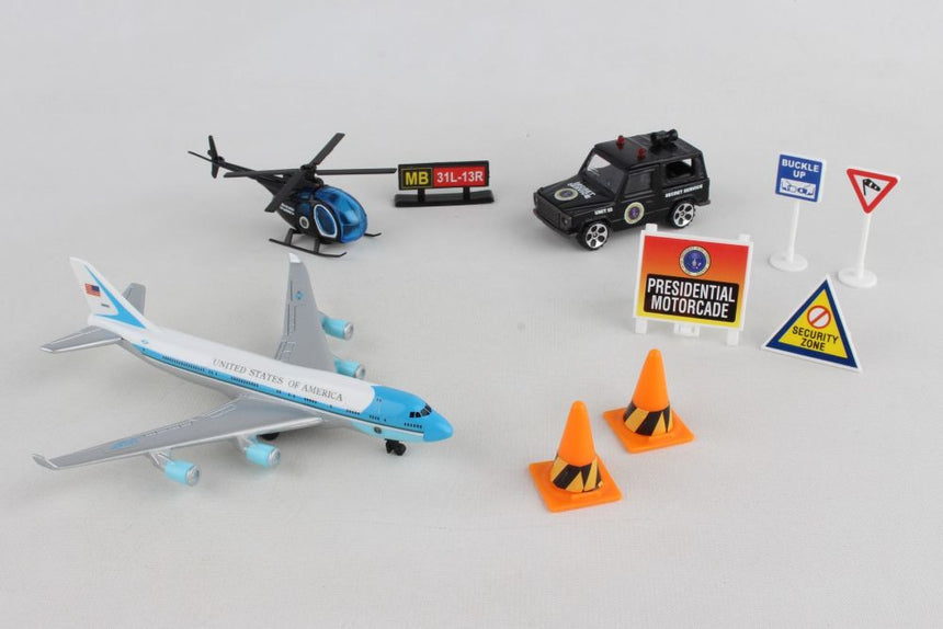 Air Force One Model Airport Play Set Toy