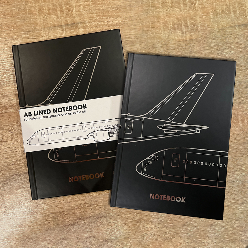 The Aviators Black Notebook