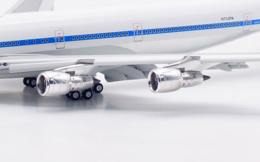 HX Models Pan Am Boeing B747-100 “Clipper Young America” N733PA Flaps-Down Version 1/400 Scale
