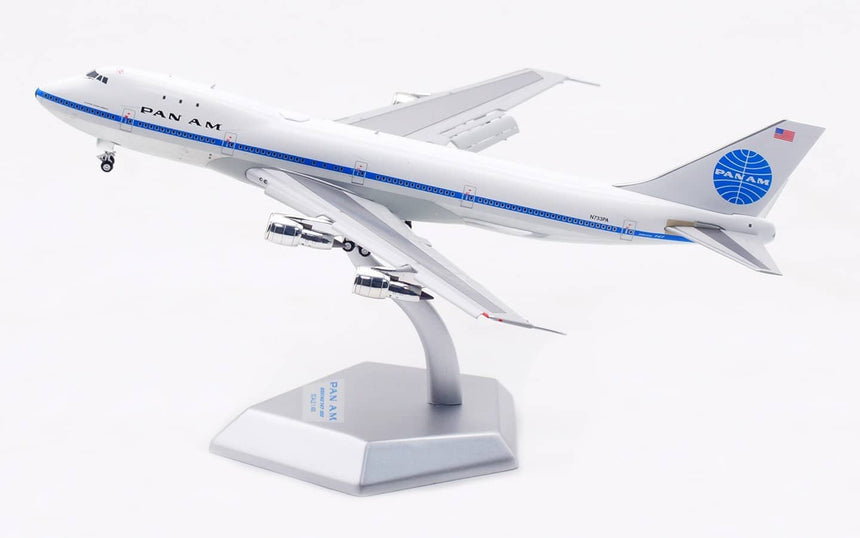 HX Models Pan Am Boeing B747-100 “Clipper Young America” N733PA Flaps-Down Version 1/400 Scale