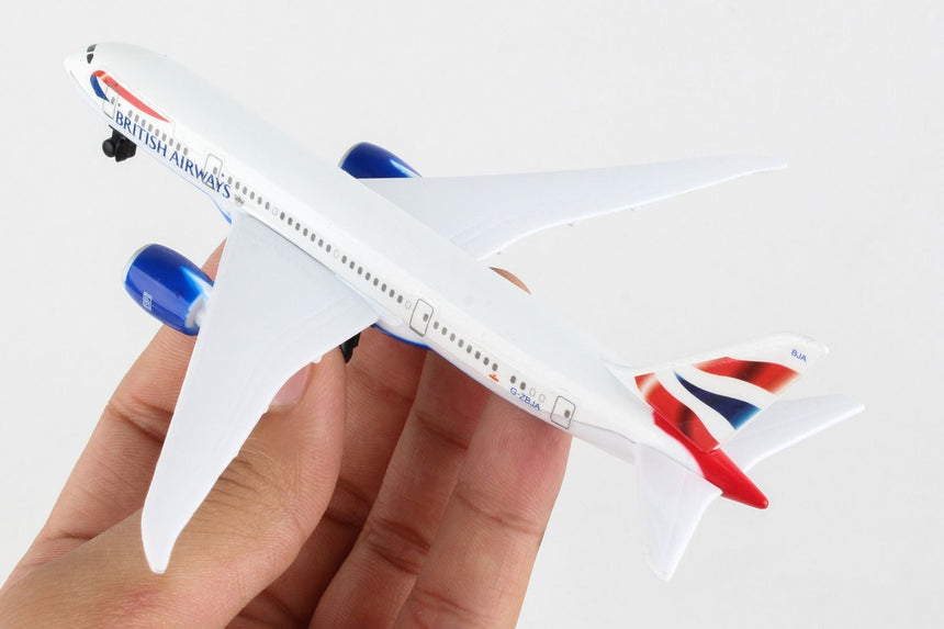 British Airways Boeing 787 Airplane Model Toy