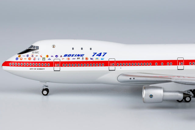 NG Models Boeing Company named "CITY OF EVERETT" Boeing B747-100 N7470 Lite Edition 1/400 Aircraft Scale Model