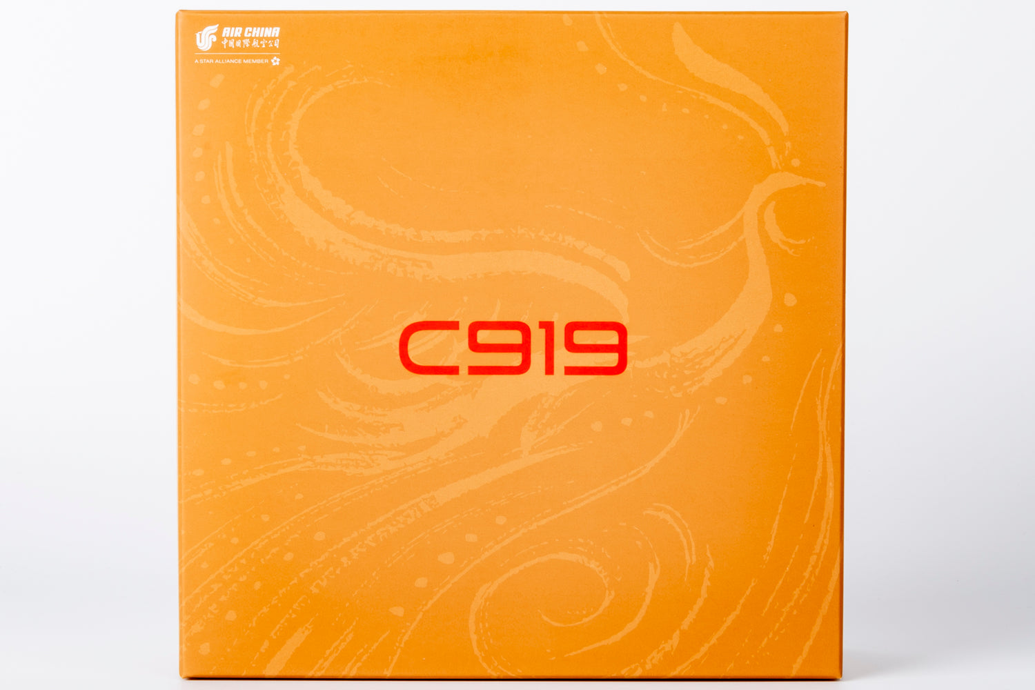 NG Models Air China (with Golden Fuselage; without Gears) COMAC C919 B-919X Lite Edition 1/240 Scale