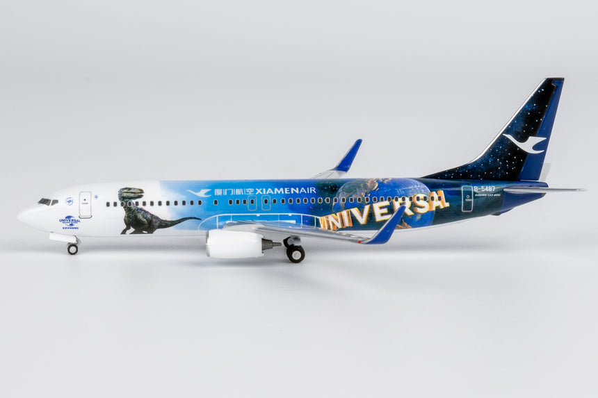NG Models Xiamen Airlines Universal Beijing Resort Boeing 737-800/w B-5487 Lite Edition 1/400 Aircraft Scale Model