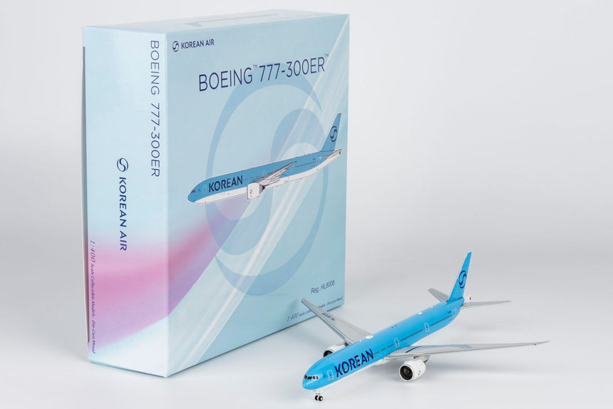 NG Models Korean Air (Korean Air's first 777-300ER in 2025's livery) Boeing 777-300ER HL8008 1/400 Aircraft Scale Model