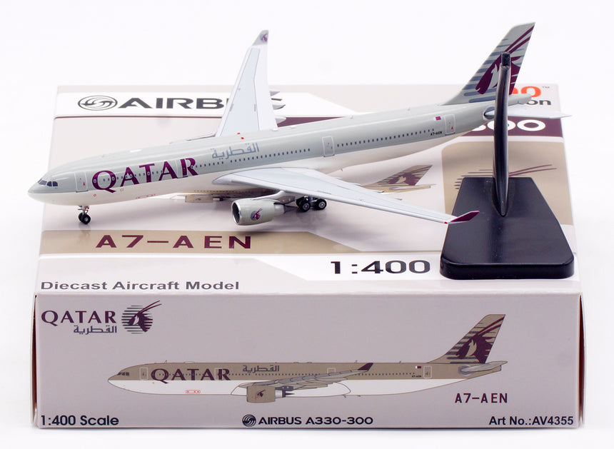 Aviation400 Qatar Airways Airbus A330-302 A7-AEN 1/400 Aircraft Scale Model