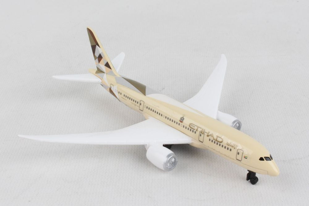Etihad Boeing 787 Airplane Model Toy