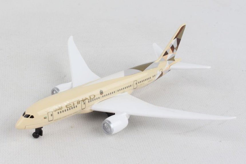 Etihad Boeing 787 Airplane Model Toy
