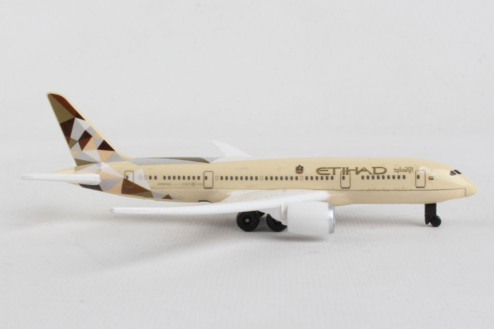 Etihad Boeing 787 Airplane Model Toy