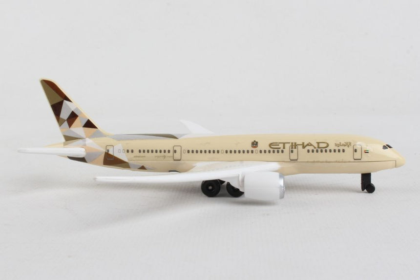 Etihad Boeing 787 Airplane Model Toy