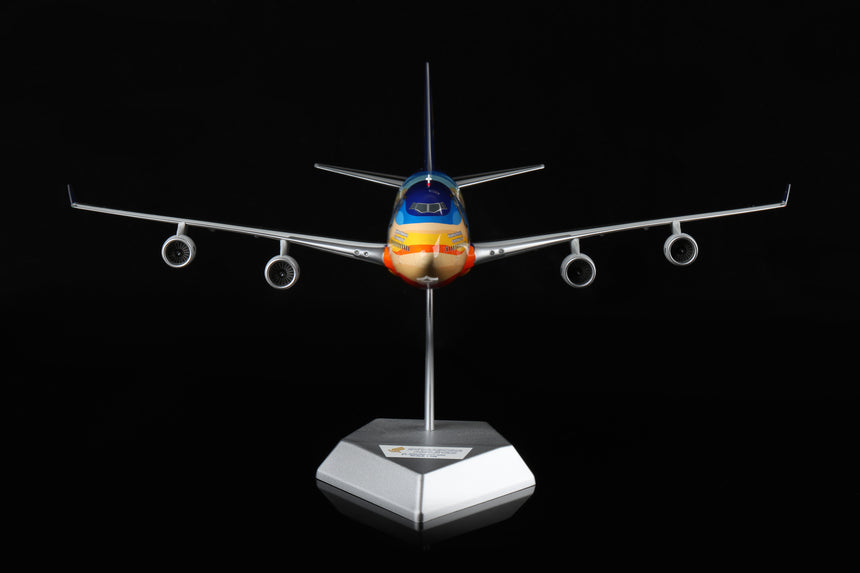 SQ Wings Singapore Airlines "Tropical" Boeing B747-400 9V-SPK 1/200 Aircraft Scale Model