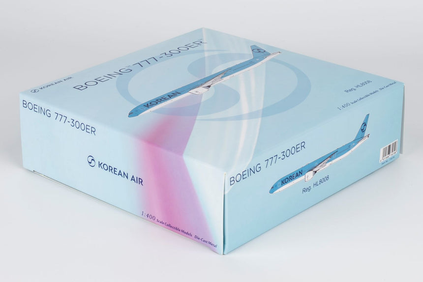 NG Models Korean Air (Korean Air's first 777-300ER in 2025's livery) Boeing 777-300ER HL8008 1/400 Aircraft Scale Model