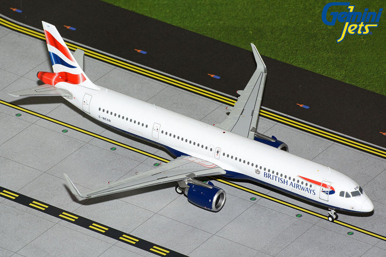 GeminiJets British Airways Airbus A321Neo G-NEOR 1/200 Scale