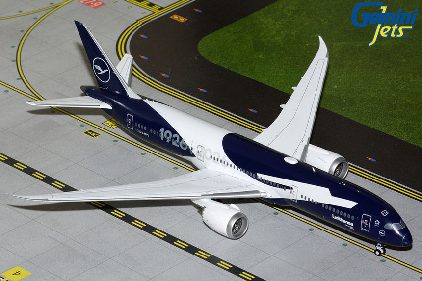 GeminiJets Lufthansa Boeing B787-9 D-ABPU “100” (Centennial livery) 1/200 Aircraft Scale Model