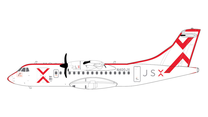 GeminiJets JSX ATR 42-600 N400JX 1/200 Aircraft Scale Model