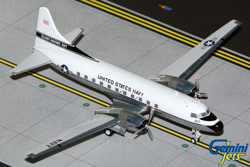 GeminiJets U.S. Navy C-131F Samaritan 141017 “Guantanamo Bay” 1/200 Aircraft Scale Model