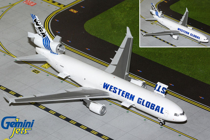 GeminiJets Western Global Airlines MD-11F N783SN (Interactive Series) 1/200 Aircraft Scale Model