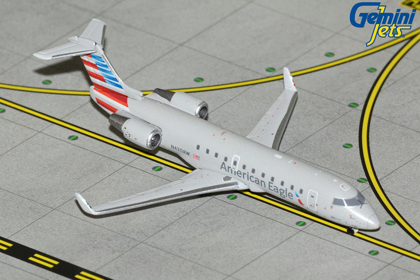 GeminiJets American Eagle / Air Wisconsin CRJ200LR N420AW 1/400 Aircraft Scale Model