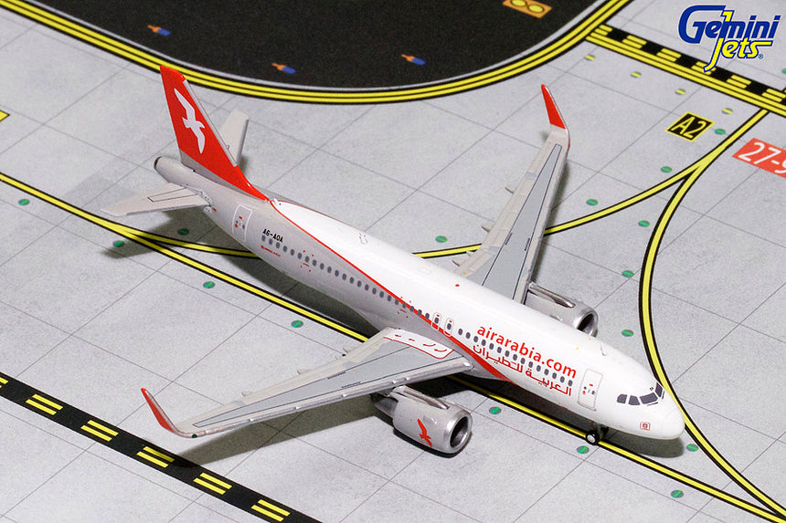 GeminiJets Air Arabia Airbus A320-200(S) A6-A0A 1/400 GJABY1436