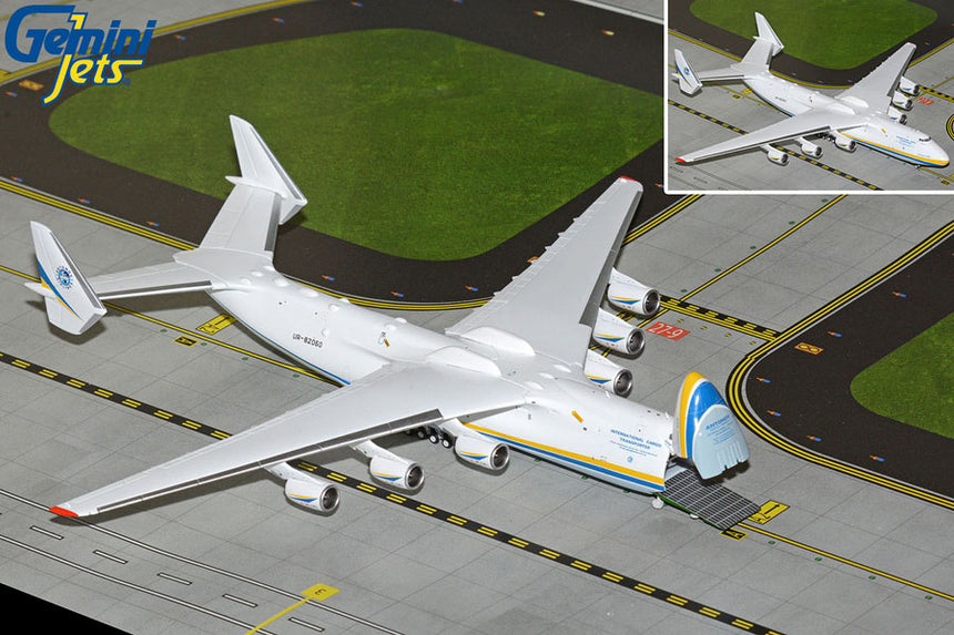 GeminiJets Antonov Airlines AN-225 UR-82060 "Mriya" Interactive Series 1/400 Aircraft Scale Model