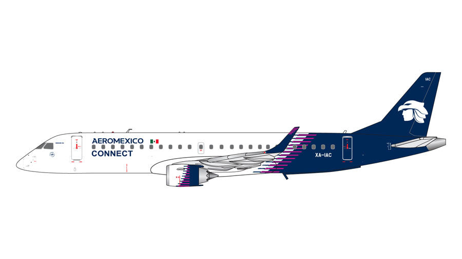 GeminiJets Aeromexico Connect E190LR XA-IAC (New Livery) 1/400 Aircraft Scale Model