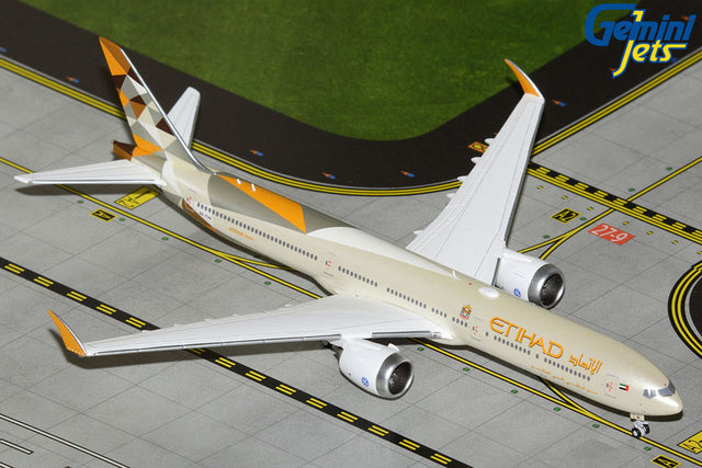GeminiJets Etihad Airways Boeing B777-9 A6-FAA 1/400 Aircraft Scale Model