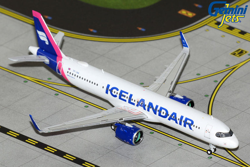 GeminiJets Icelandair Airbus A321neo TF-IAA 1/400 Aircraft Scale Model