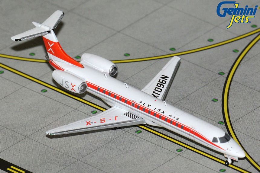 GeminiJets JSX Embraer E145LR N960JX "Fly JSX Air" Retro Livery 1/400 Aircraft Scale Model