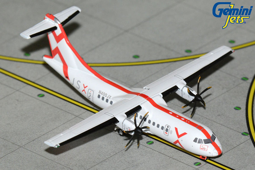 GeminiJets JSX ATR-42-600 N400JX 1/400 Aircraft Scale Model
