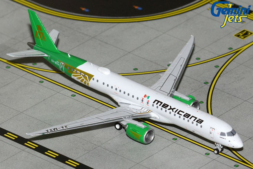 GeminiJets Mexicana Embraer 195-E2 XA-MXA 1/400 Aircraft Scale Model
