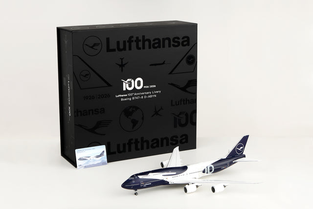 SQ Wings Lufthansa Boeing B747-8 D-ABYN 1/200 Aircraft Scale Model